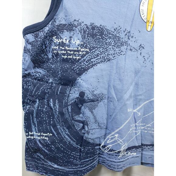 Lot of 3 Carter's Just Friends River Trader Boys Shirts Size 5 Blue Sleeveless - Picture 7 of 12